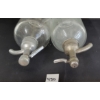 Image 6 : LOT OF 2 - THE GIERLING BOTTLING CO & HARRIS SCHLOSBERG - CLEAR ACID-ETCHED - SELTZER BOTTLES