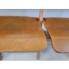 Image 2 : ANTIQUE FOLDING THEATRE SEATS - 6 OCCUPANTS