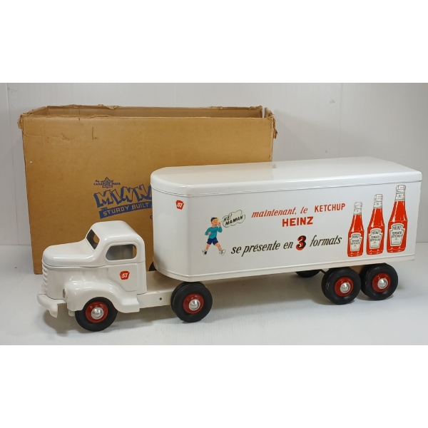 MINNITOY PRESSED STEEL HEINZ KETCHUP TRANSPORT VAN