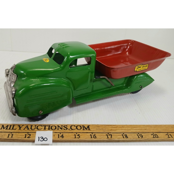 LINCOLN TOYS PRESSED STEEL THE PHIL-WOOD DUMP-BODIES TRUCK
