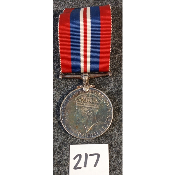 WWII CDN SILVER MEDAL