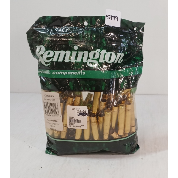 BRASS: 100X REMINGTON .35 REM - UNPRIMED - SEALED