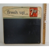Image 1 : "FRESH UP WITH 7-UP" CARDBOARD CHALKBOARD SIGN