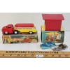 Image 3 : LOT OF 2 - TIN SERVICE STATION W/ FRICTION CAR, & FRICTION GASOLINE TRUCK
