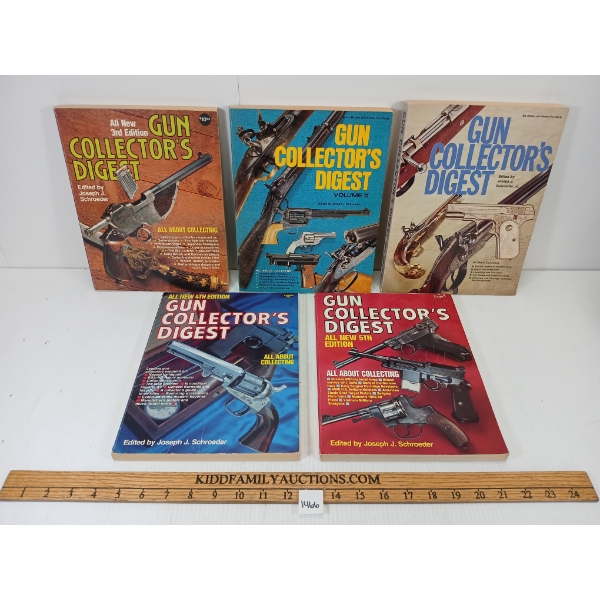 LOT OF 5 - GUN COLLECTOR'S DIGEST MAGAZINES