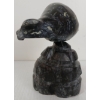 Image 6 : "WHALE" BY JOSEPH QUQQIAQ - SIGNED - STONE & BONE