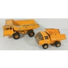 Image 1 : LOT OF 2 - PRESSED STEEL TONKA DUMP TRUCK & ERTL INTERNATIONAL HAY HAULER