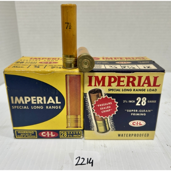 AMMO: 50X CIL 28 GA 2-3/4 IN - #7.5