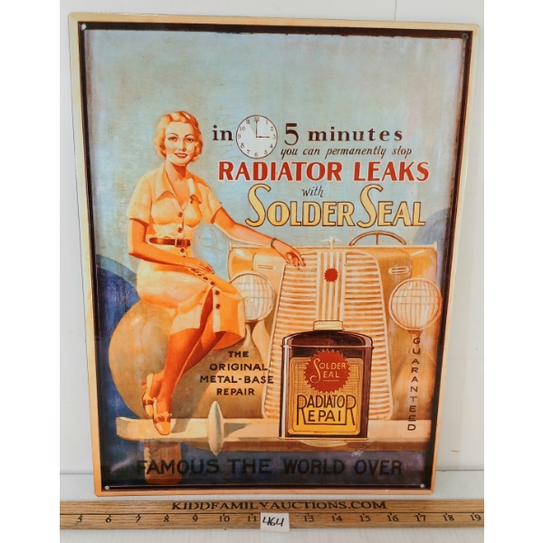 SOLDER SEAL RADIATOR REPAIR - SST SIGN