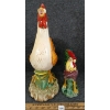 Image 2 : LOT OF 2 - CERAMIC ROOSTERS