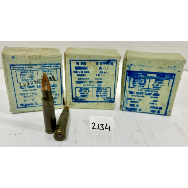 AMMO: 45X 7.62X45 MM - MILITARY FMJ
