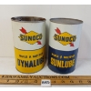 Image 1 : LOT OF 2 - SUNOCO MOTOR OIL INCL SUNLUBE & DYNALUBE QT CANS