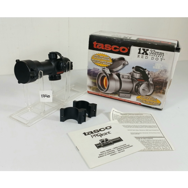 TASCO 1X32MM ILLUMINATED RED DOT SCOPE