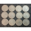 Image 1 : LOT OF 12 - 1943-1966 CDN 10 CENT COINS