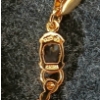 Image 4 : GOLD TONED BRACELET W/ INDIGO RHINESTONES