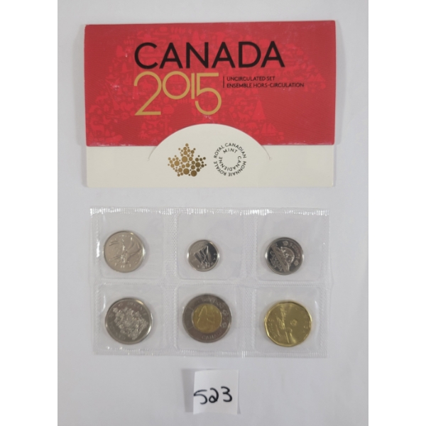 2015 RCM UNCIRCULATED SET - CANADA
