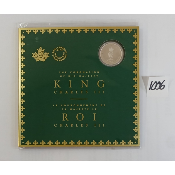 2023 RCM $5 SILVER COIN - KING CHARLES III CORONATION