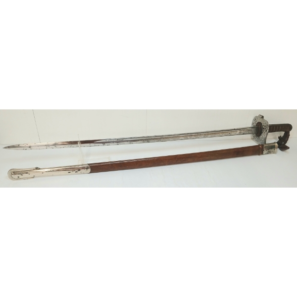 BRITISH 1821 PAT. KING'S 15TH HUSSARS SWORD W/ SCABBARD