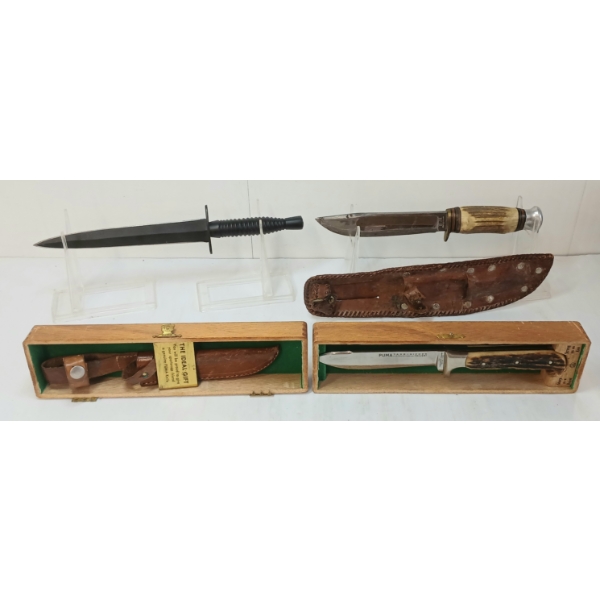 LOT OF 3 - ASSORTED KNIVES