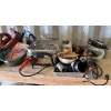 Image 3 : SHELF LOT - INCLUDES SPRAY HOSE, TOW STRAP (NEW), GARDEN  TOOLS