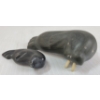 Image 2 : LOT OF 2 - WALRUSES BY UNKNOWN ARTIST - STONE & BONE 