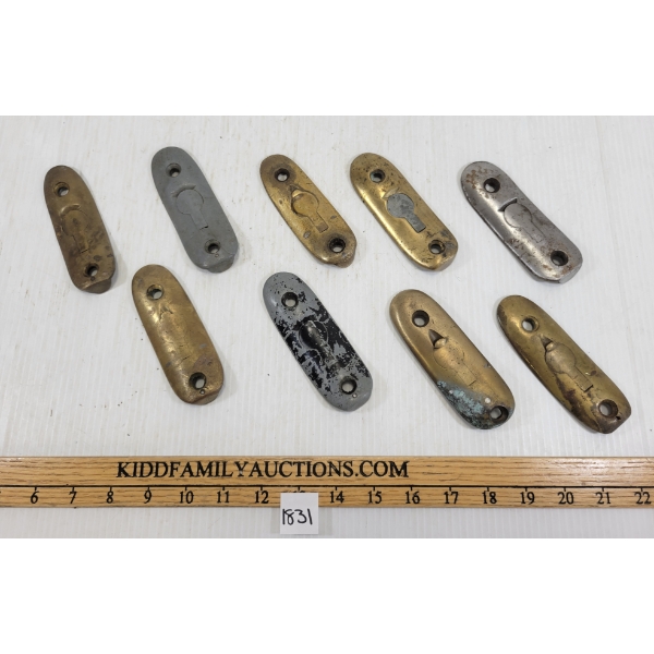 LOT OF 9 - BUTTPLATES