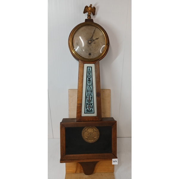 NEW HAVEN BANJO 8 DAY CLOCK