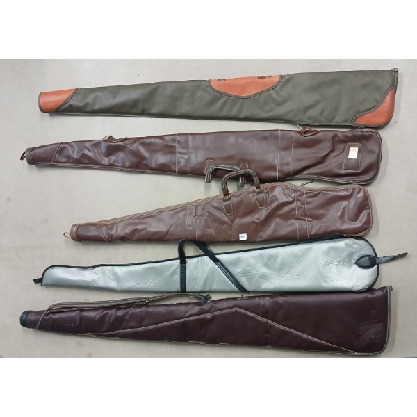 LOT OF 5 - SOFT GUN CASES - INCL EDWARDS DAY