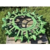 Image 1 : LOT OF 2 - STEEL LUG TRACTOR WHEELS - 24 INCH RIMS