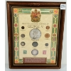 Image 1 : 1910-1936 SELECTED CDN COINAGE OF GEORGE V - FRAMED