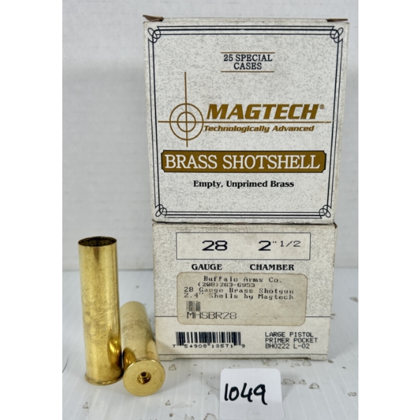 BRASS: 50X MAGTECH 28 GA 2-1/2 IN - AS NEW