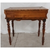 Image 5 : VICTORIAN FLIP TOP WRITING DESK & CHAIR - WALNUT
