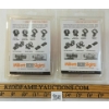Image 2 : LOT OF 2 - MILLET SCOPE RINGS - MEDIUM & HIGH TURN-IN STYLE