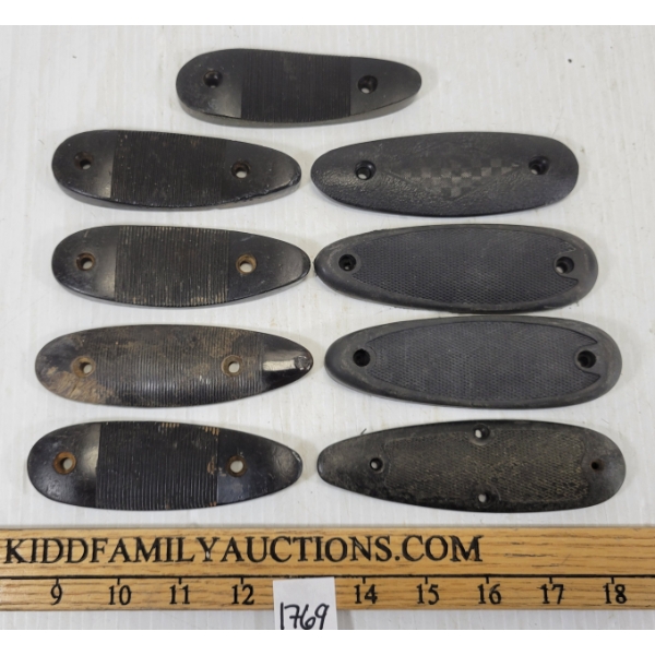 LOT OF 9 - BUTTPLATES