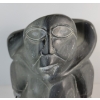 Image 3 : WOMAN HUNTER - SIGNED - STONE & ANTLER
