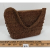Image 3 : BROWN BEADED HANDBAG / CLUTCH