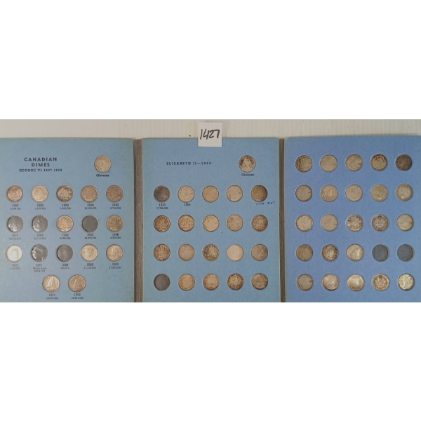 1918-1962 CDN DIME BOOKLET