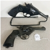 Image 2 : LOT OF 2 - WEBLEY MKIV REVOLVERS - PROHIB 