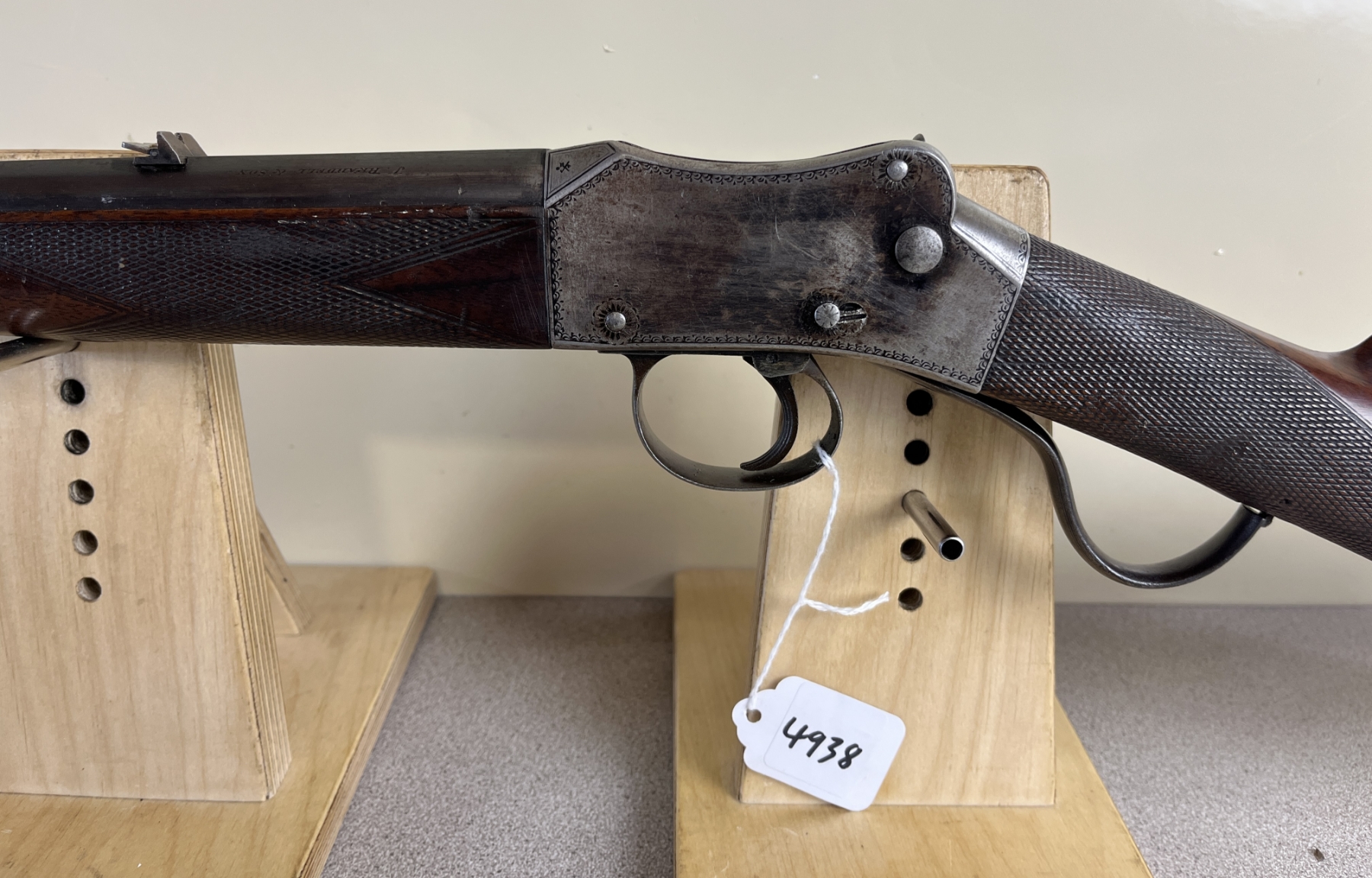 J. BRADDELL & SON MARTINI HENRY SPORTER IN .360 ROOK