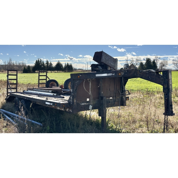 FLATBED TRAILER - 20 FOOT W/ 4 FOOT BEAVER TAIL