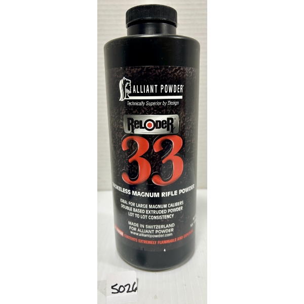 POWDER: 0.25 LB ALLIANT RELOADER 33