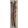 Image 1 : LOT OF 3 - WOOD CARVED CANES