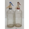 Image 4 : LOT OF 2 - MARSH'S & WM. HAY & SONS - CLEAR ACID-ETCHED - SELTZER BOTTLES