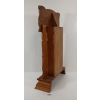 Image 4 : 1915 E. INGRAHAM GINGERBREAD "ATLANTIC" OAK SHELF CLOCK