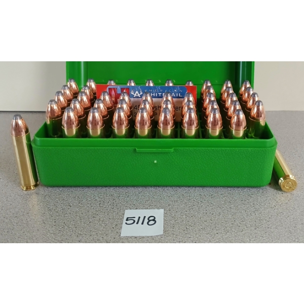 AMMO: 50Z HORNADY .450 BUSHMASTER - 245GR SP - FACTORY 
