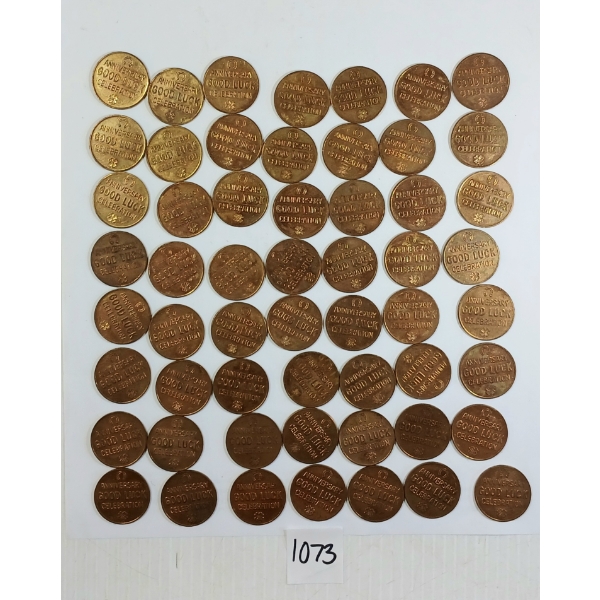 LOT OF 56 - 1938 PHILCO TOKENS