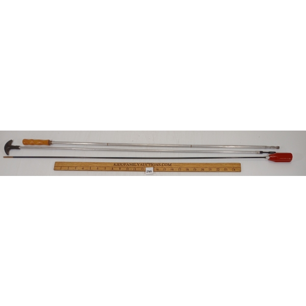 LOT OF 3 - SHOTGUN CLEANING RODS