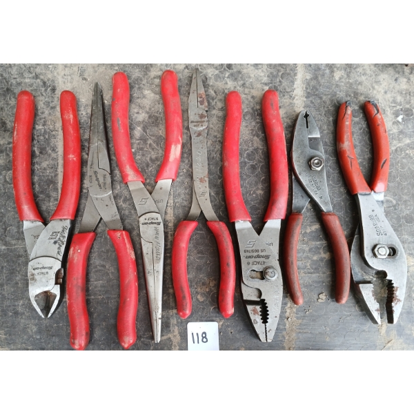 QTY OF SNAP ON PLIERS