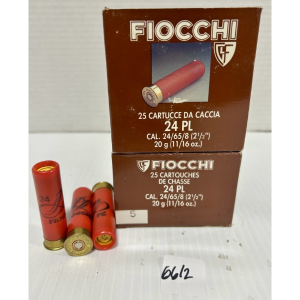 AMMO: 50X FIOCCHI 24 GA 2-1/2 IN - #5