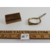 Image 2 : LOT OF 2 - ENGLISH VICTORIAN BRASS NAUTICAL DIVIDERS & SQUARE DOVETAIL